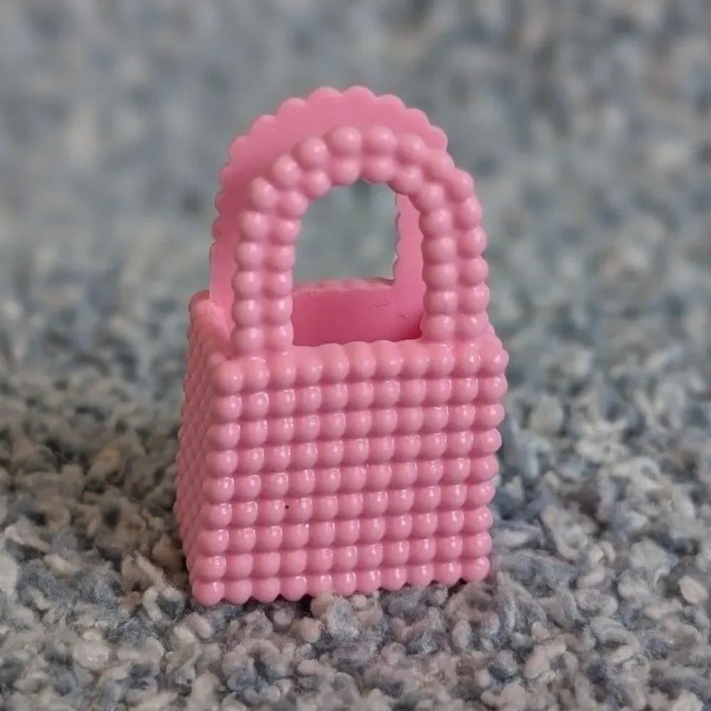 Mattel Barbie Light Pink Boxy Mini Handbag Fashion Doll Accessory